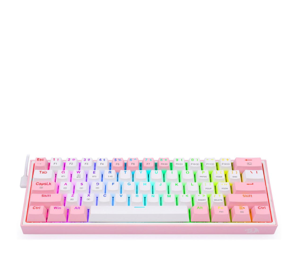 REDRAGON Fizz Pro (biało-różowa) K616RGB-PRO white pink - 1268110 - zdjęcie 2